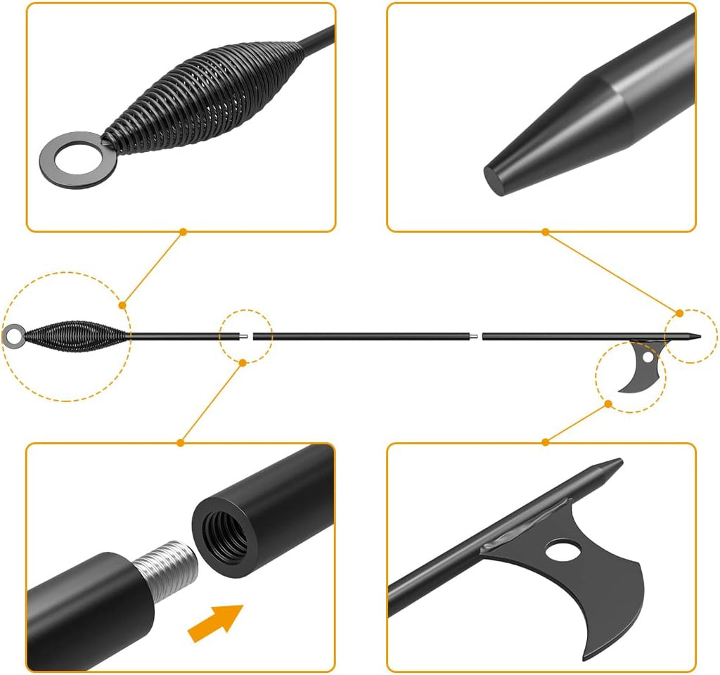 Adjustable Fire Pit Grabber Poker and 26 Log Grabber Fireplace Tongs K931