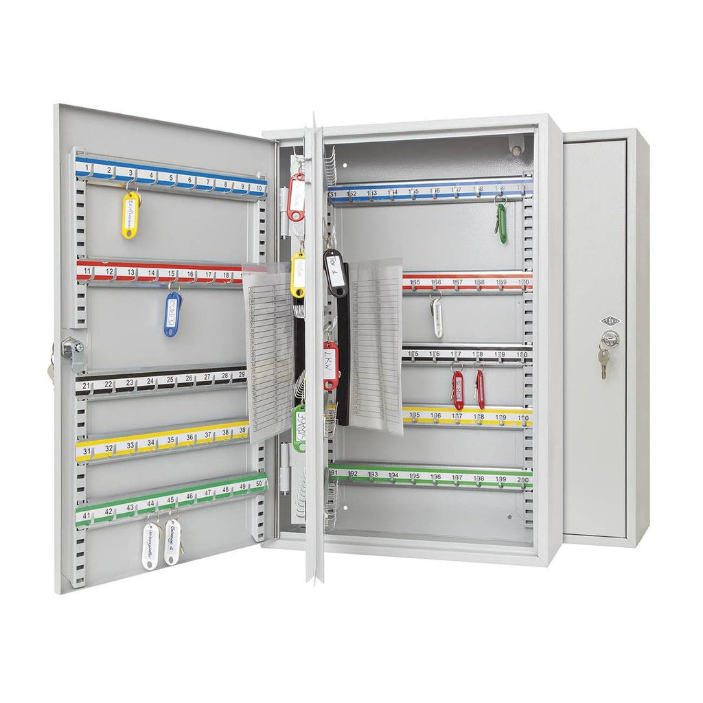 Key Cabinet with Space for 200 Keys Light Grey L1964