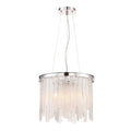 6 Light Polished Chrome Chandelier S525