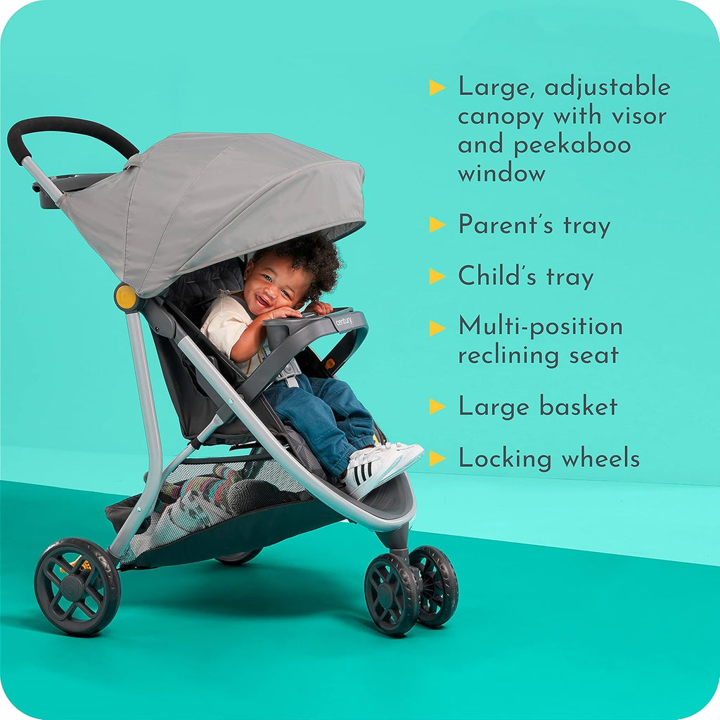 3-Wheel 2-in-1 Lightweight Travel System Infant Car Seat and Stroller Combo L286