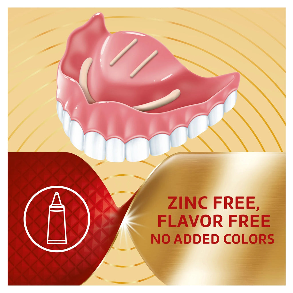 Denture Cream, Unflavored - 2.2 oz 4 Pk D31629