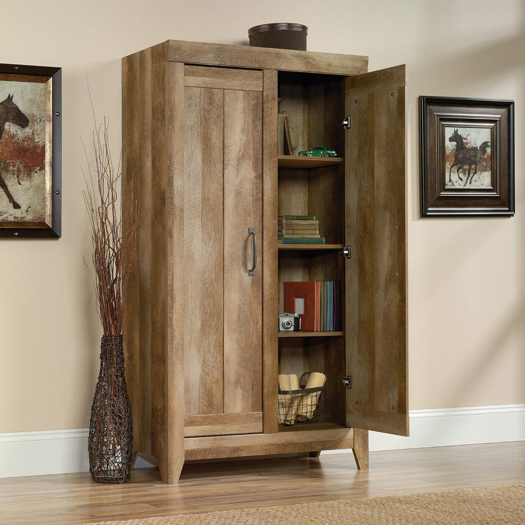 Craftsman Oak Storage Cabinet X424857