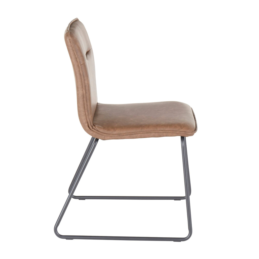 Black Espresso Chair Set of 2 J535