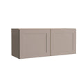 Sterling Gray Finish Laminate Shaker Wall Kitchen Cabinet 36 in. x 15 in. x 12 in. U602645