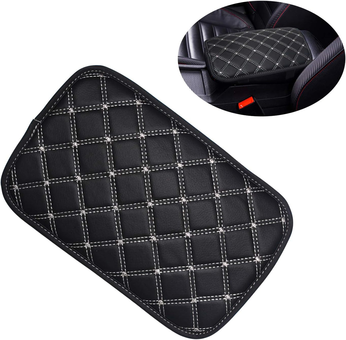 Waterproof PU Car Center Console Armrest Cover X7488