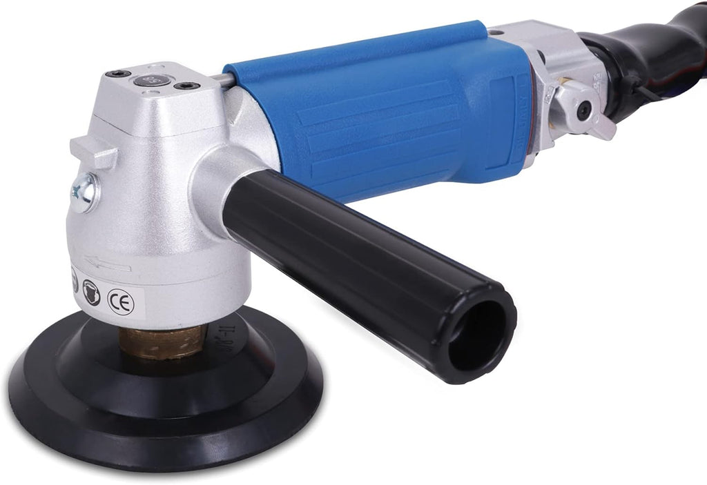 4" Pneumatic Wet Polisher Grinder with 7 Pieces Polishing Pads T96260