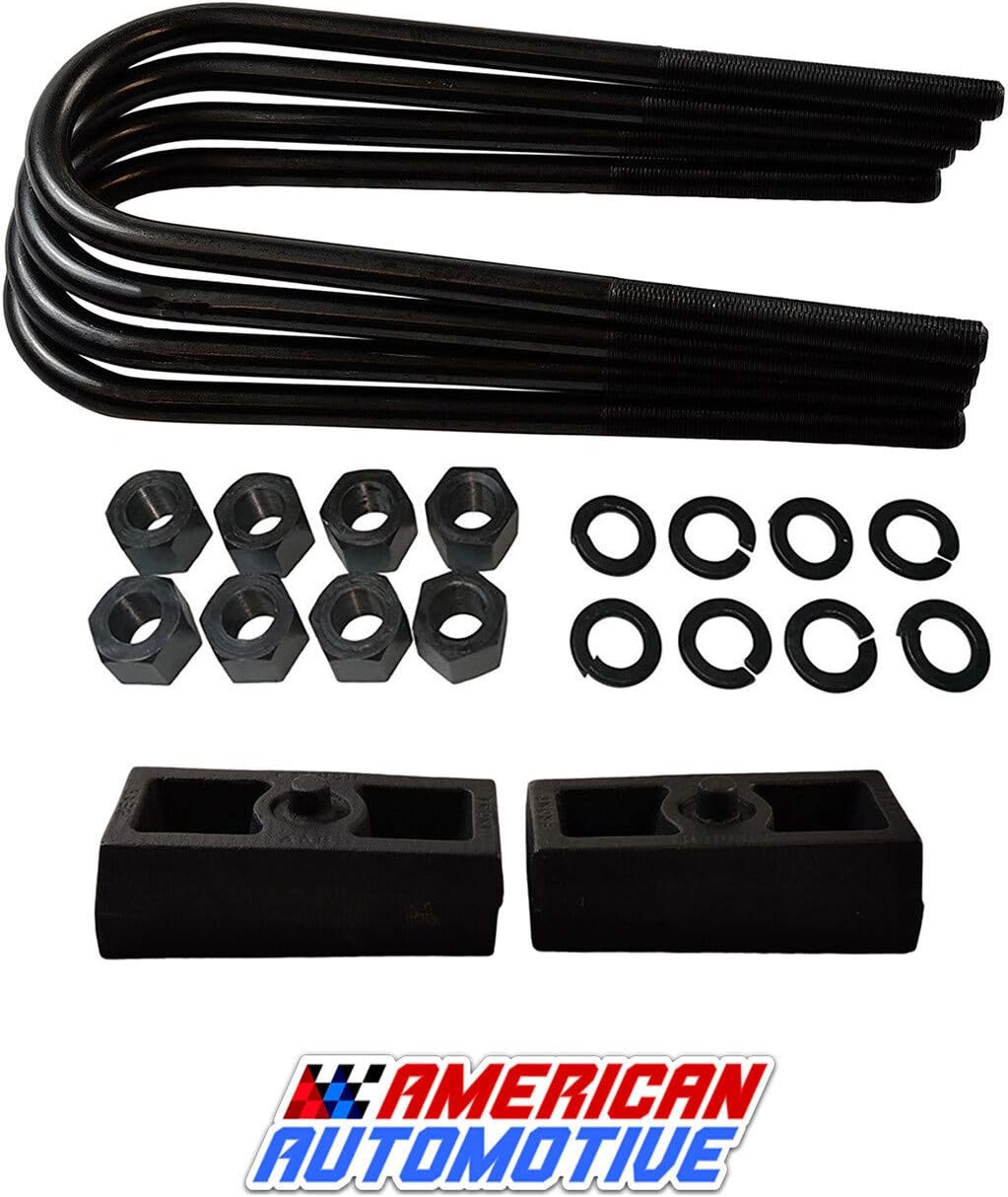 1.5 Rear Suspension Lift Cast Iron Blocks with Leaf Spring Axle U Bolts N934254