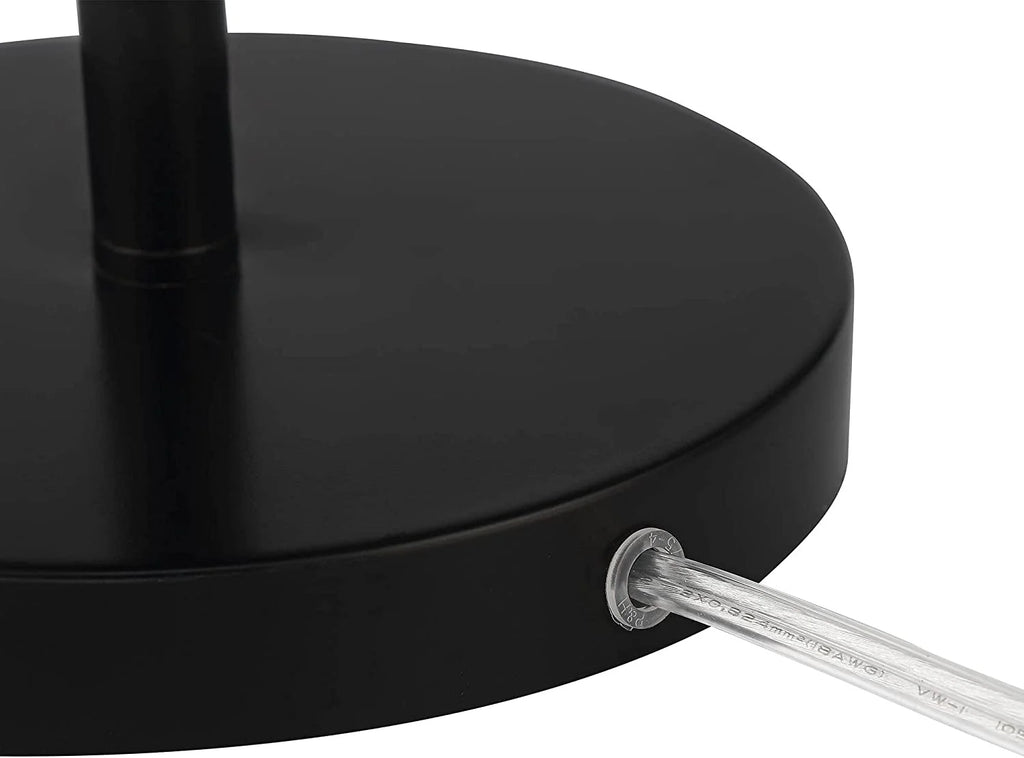 Black Metal Dome Shade Table Lamps Set of 2 T228859