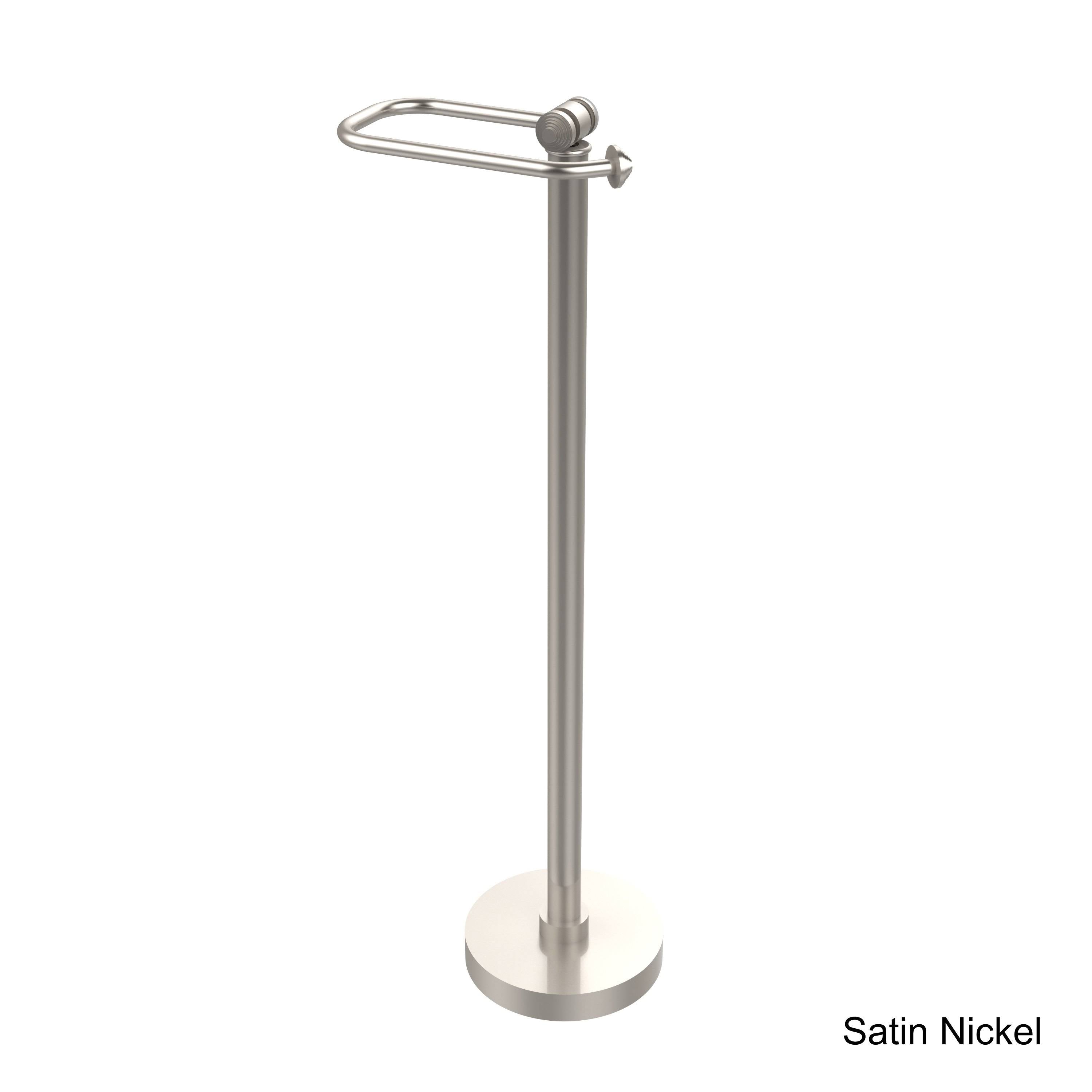 Matte Black Free Standing Toilet Tissue Holder R3429