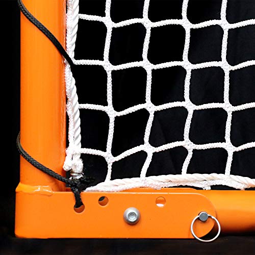 6 x 6-Feet Orange Lacrosse Folding Goal V404