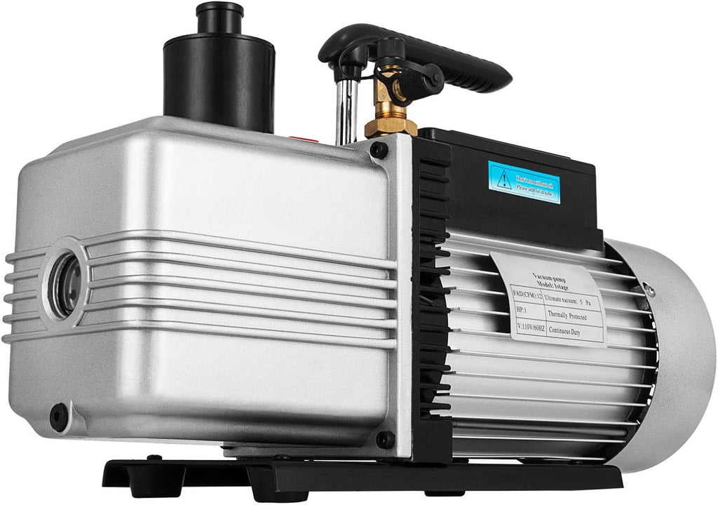 12CFM 1 HP Single Stage Rotary Vane Vacuum Pump N9841