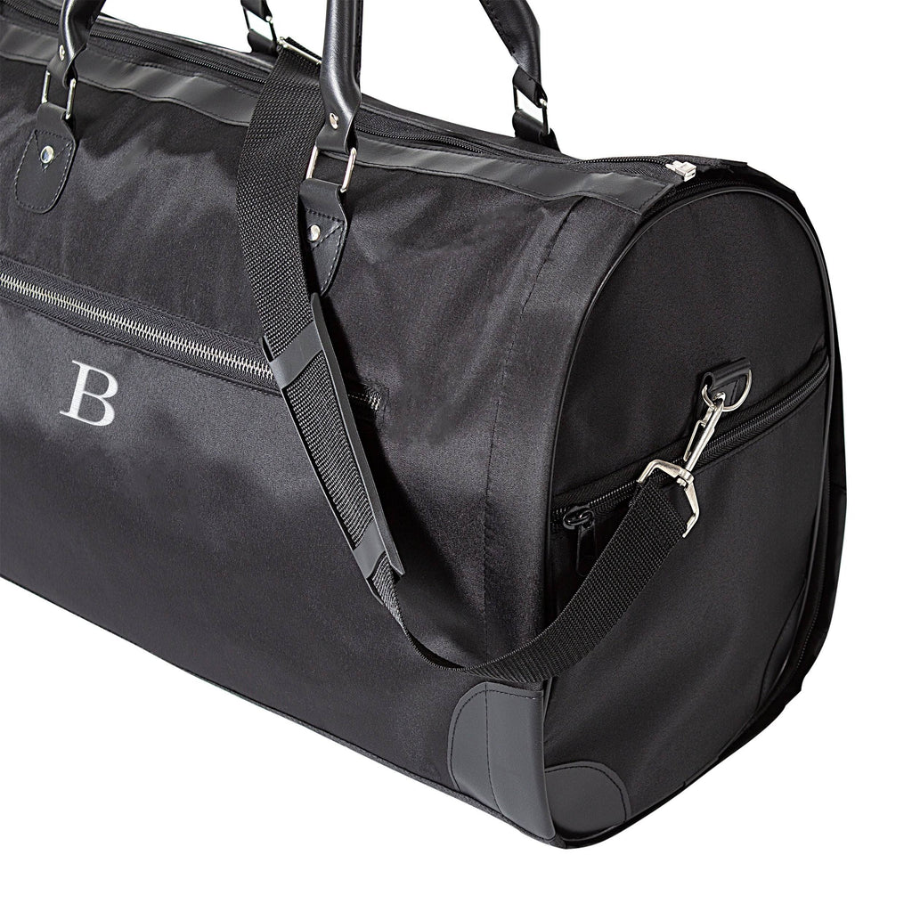 Black Microfiber Convertible Garment Bag D53114