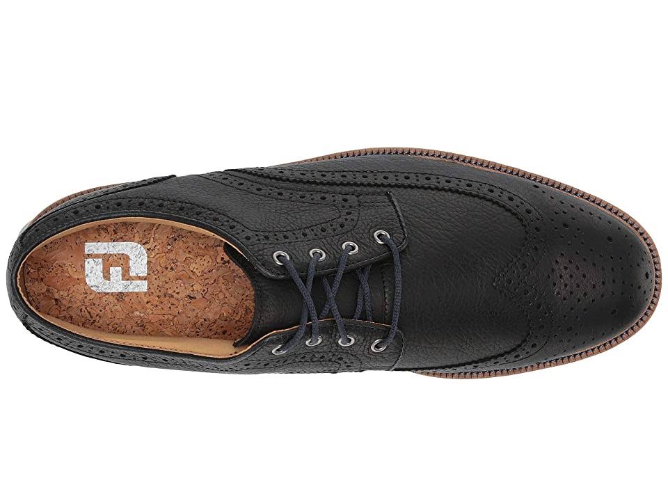 Black Wing Tip Casual Shoes M195