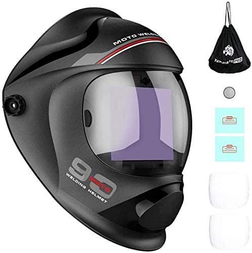 Black Auto Darkening Welding Helmet with 4 Arc Sensor Q57515