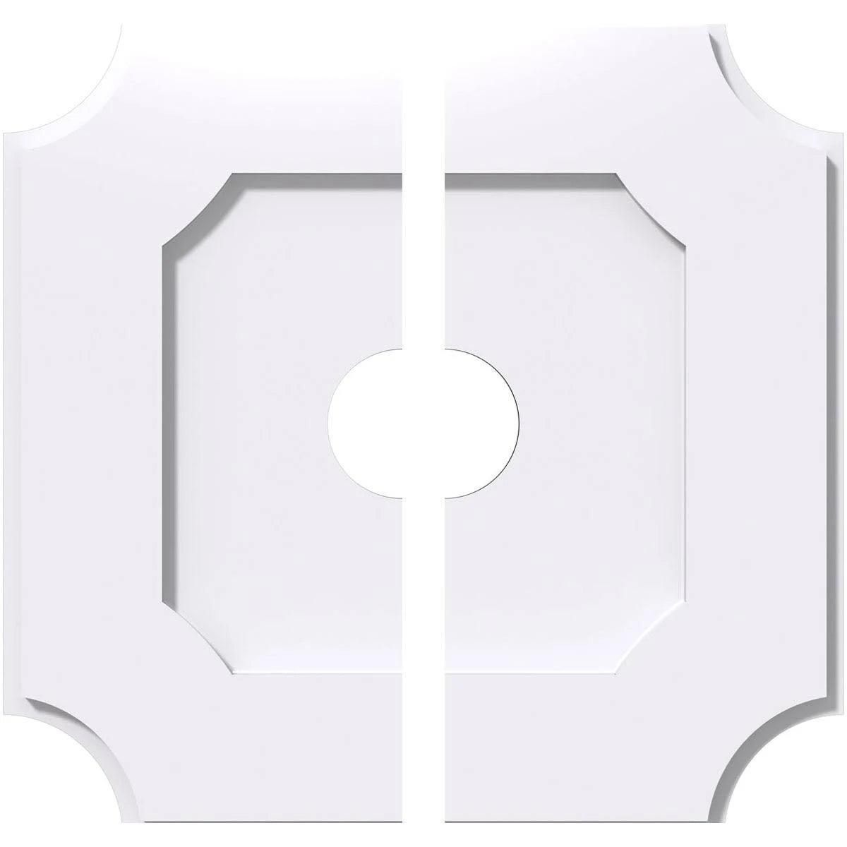 Contemporary PVC Ceiling Medallion Two Piece A269