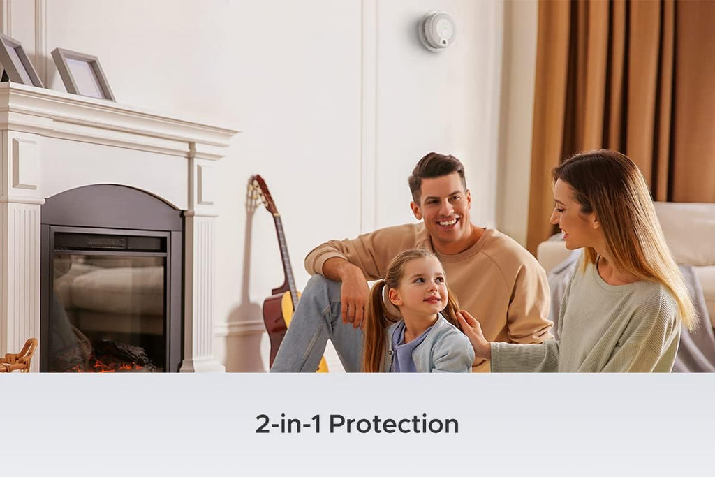 Wireless Interconnected Smoke and Carbon Monoxide Detector, 10-Year Battery, Pack of 3 S13551