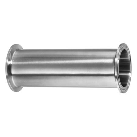 4x22 Long 304 Stainless Steel Straight Connectors for Quick Clamp Fittings O116022