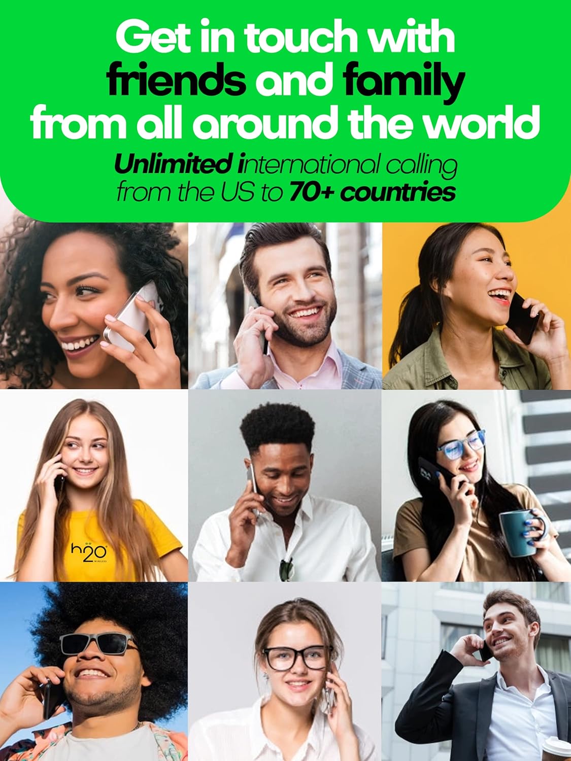 H2O Wireless SIM Card 90-Day Plan with 15GB High-Speed Data C4101
