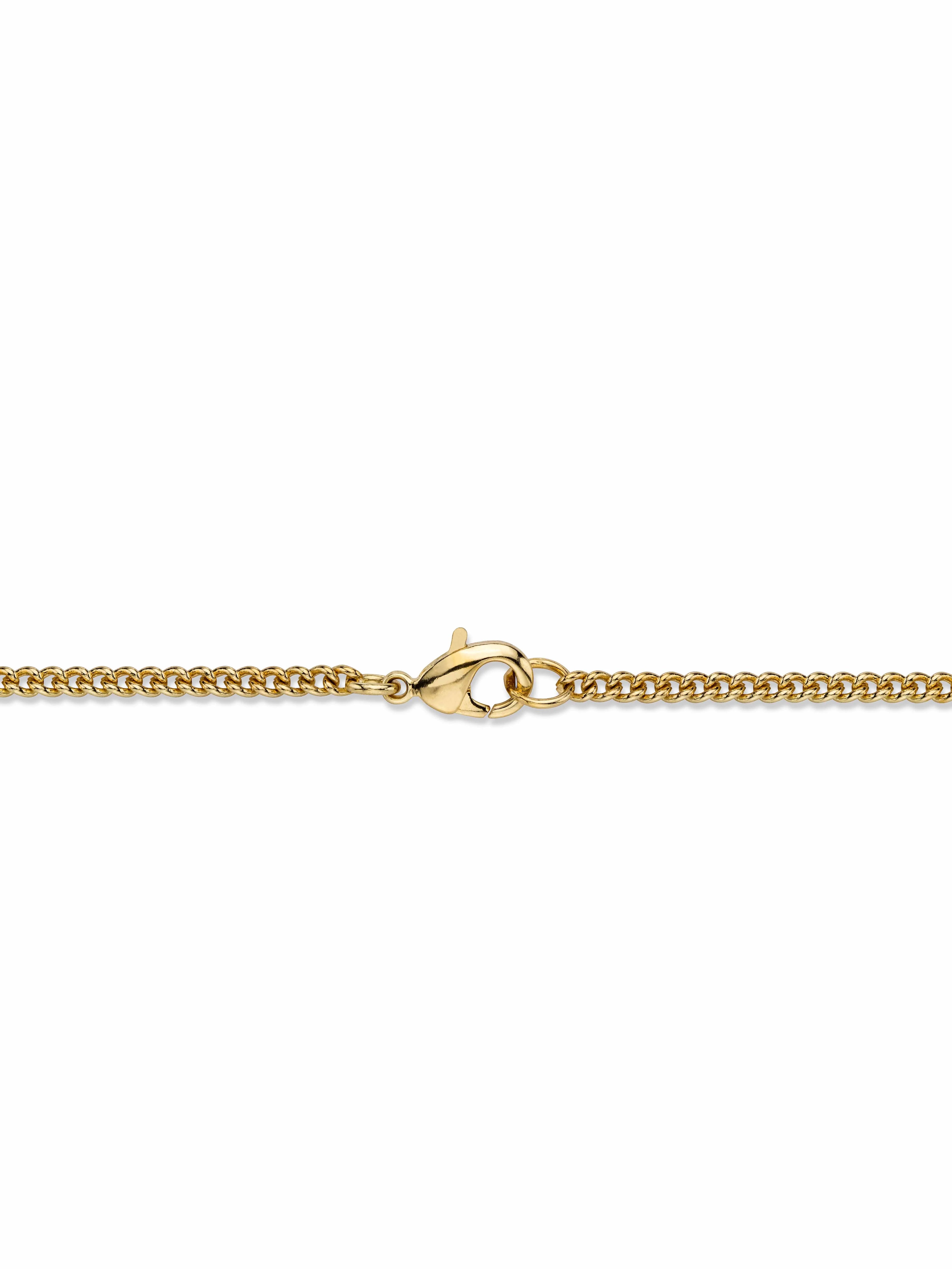 Gold-Plated 22" Cross Pendant Necklace K16082