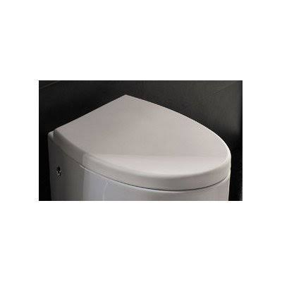 White Round Front Toilet Seat Q25690