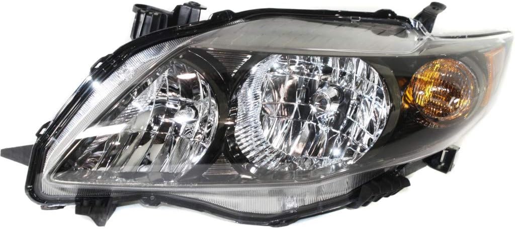 Headlight Assembly for 2009 2010 Toyota Corolla Driver and Passenger Side Q40565