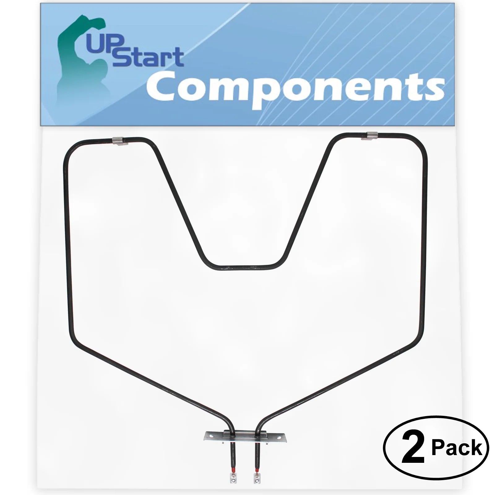 2-Pack Replacement Bake Element for Oven Heating Element Q726