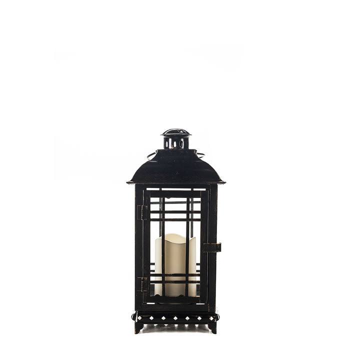 Red All-Weather Flameless Candle Lantern Y7506