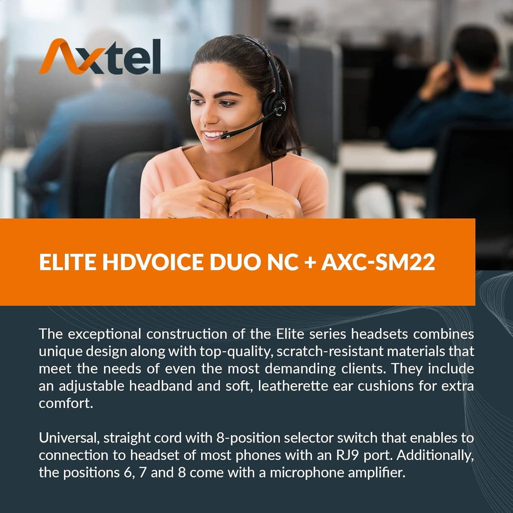 Bundle Elite HDvoice Duo NC with Cable I8983