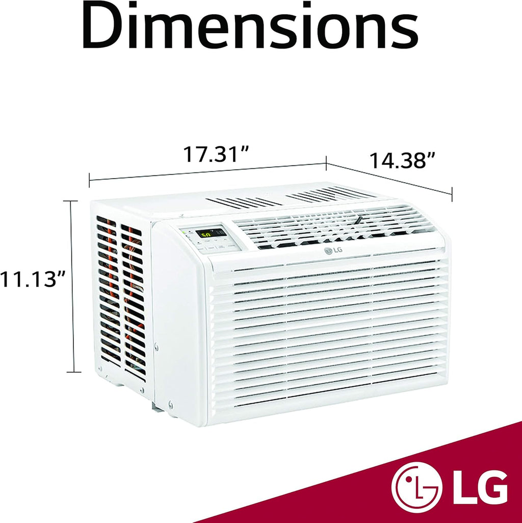 White 6,000 BTU Window Air Conditioner with Remote Control V648239