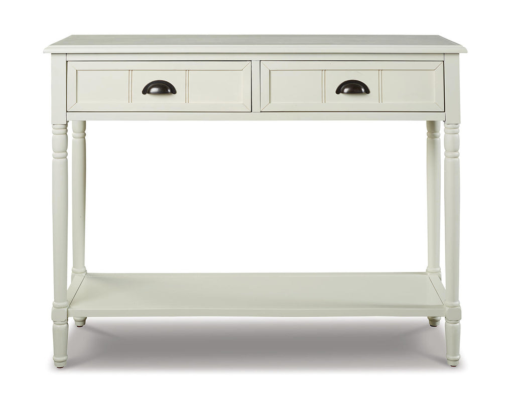 White Sofa Console Table D7873