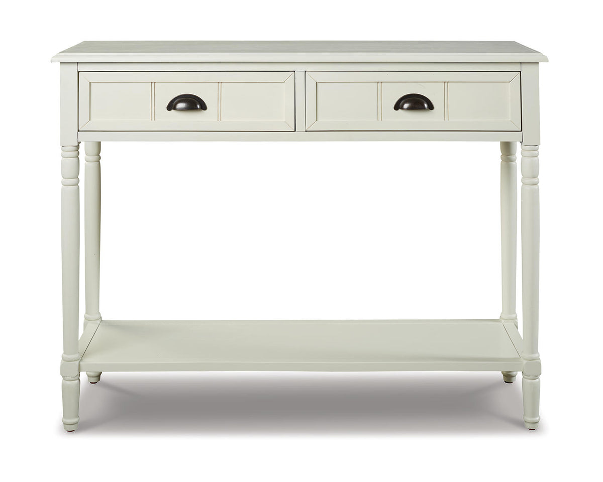 White Sofa Console Table D7873