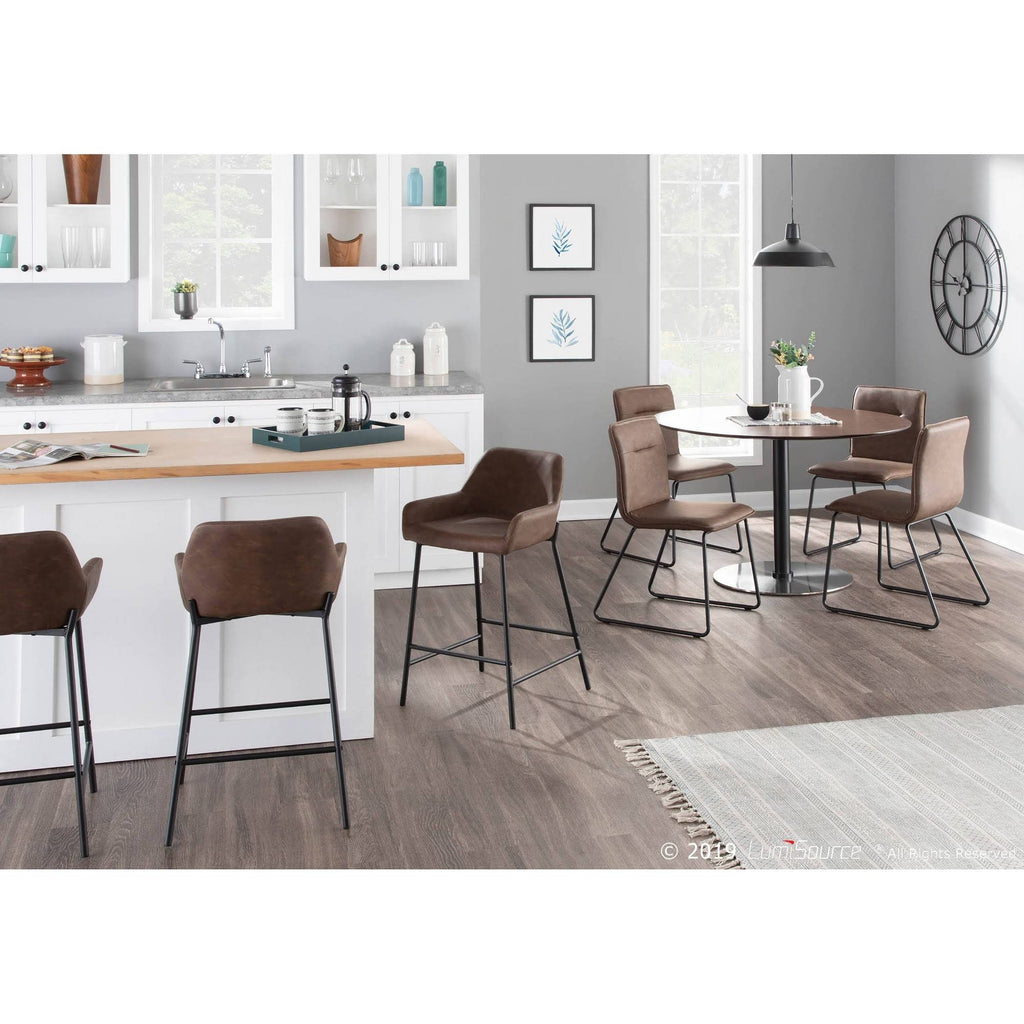Black Espresso Chair Set of 2 J535