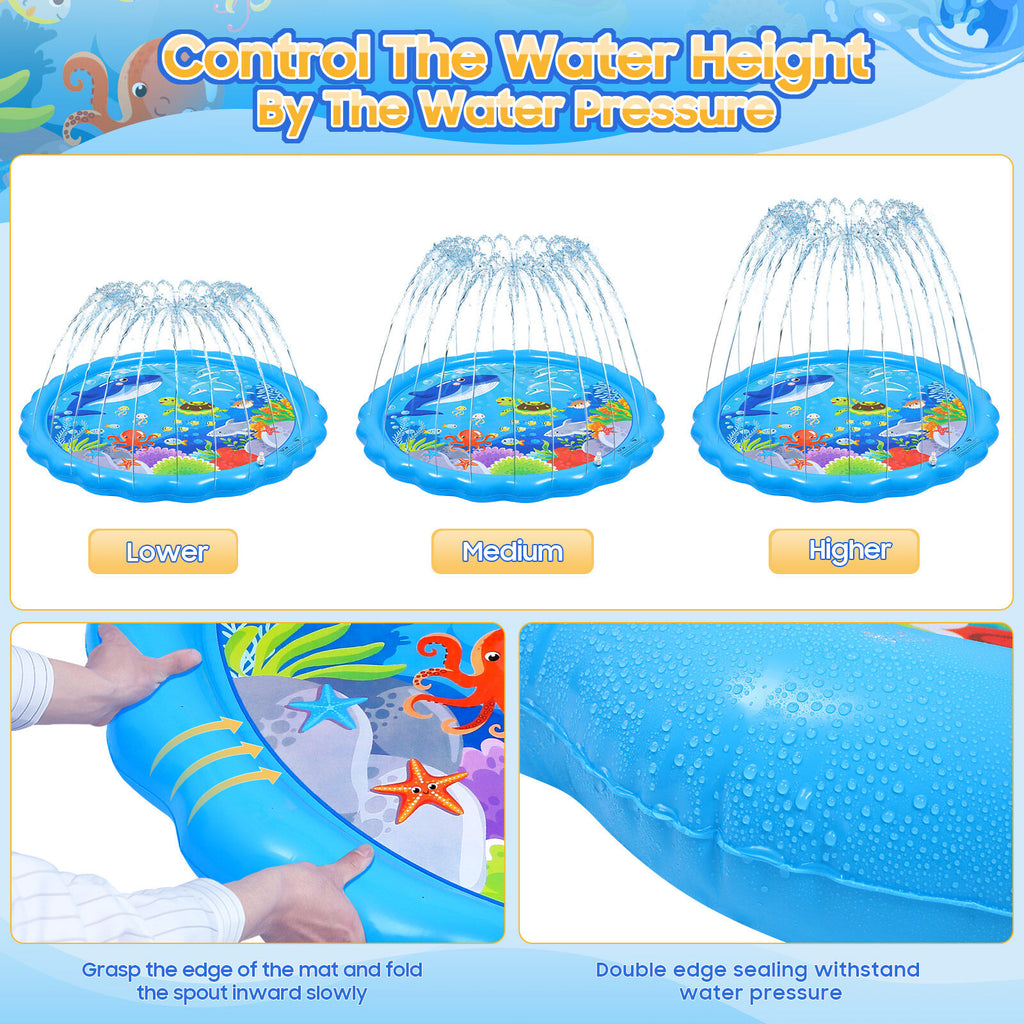 Inflatable Sprinkler Pad for Kids 2 Pieces U766