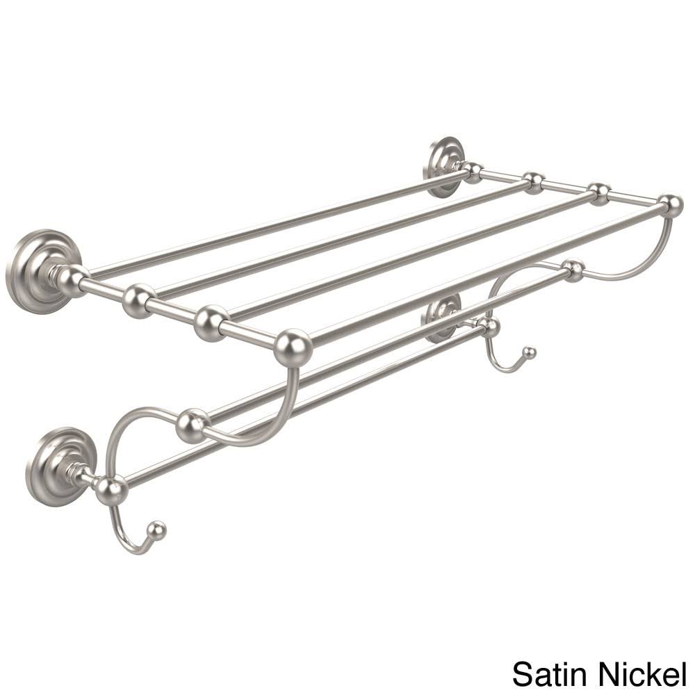 Satin Brass Train Rack Towel Shelf Y312