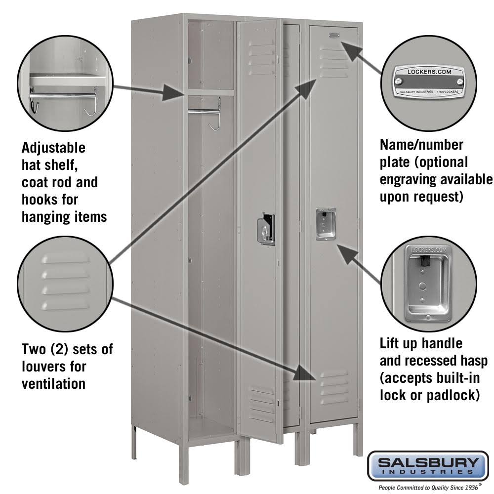 Tan Metal Locker L5430