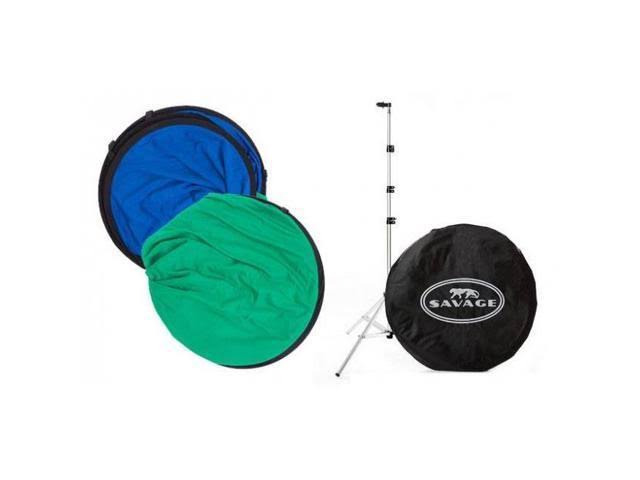 60 x 72x22 Collapsible/Reversible Background (Chroma Green/Blue) W646861