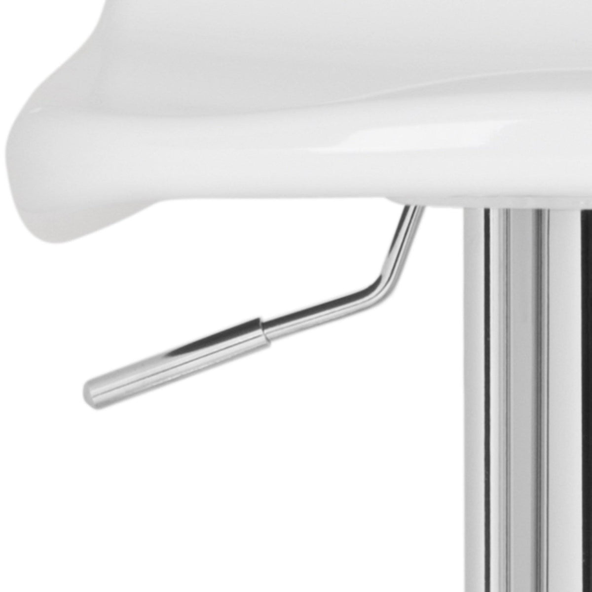 White Swivel Bar Stool L4762