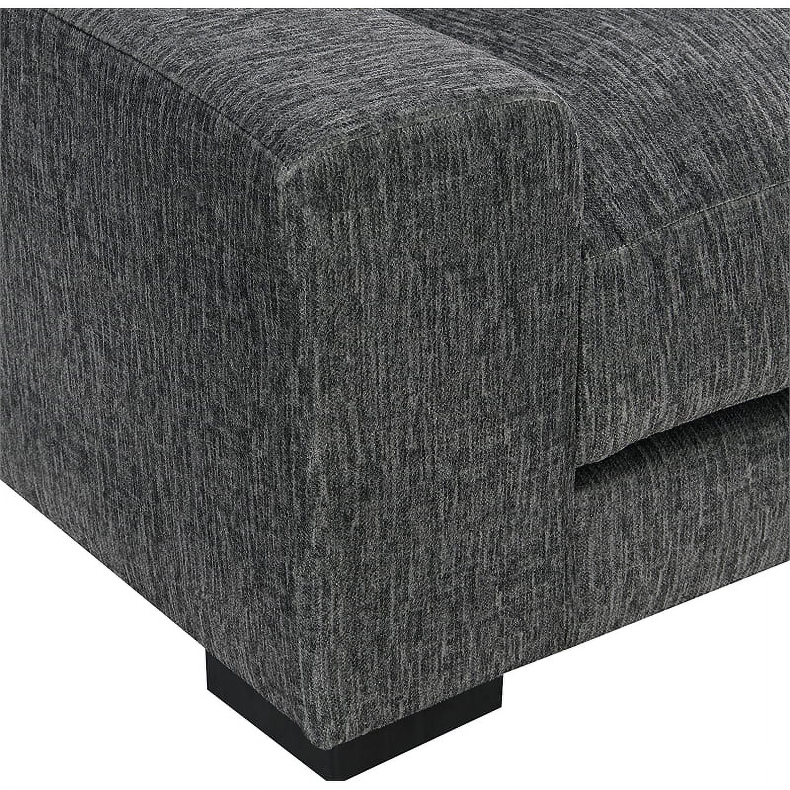Gray Soft Microfiber Loveseat P21399