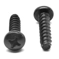 Black Zinc Plated Phillips Pan Head Sheet Metal Screw P394304