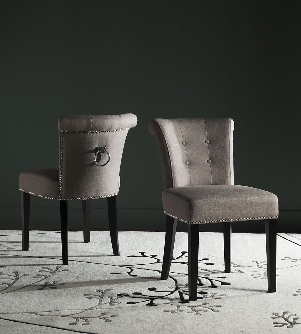 Charcoal Linen Dining Chair (Set of 2) M268295