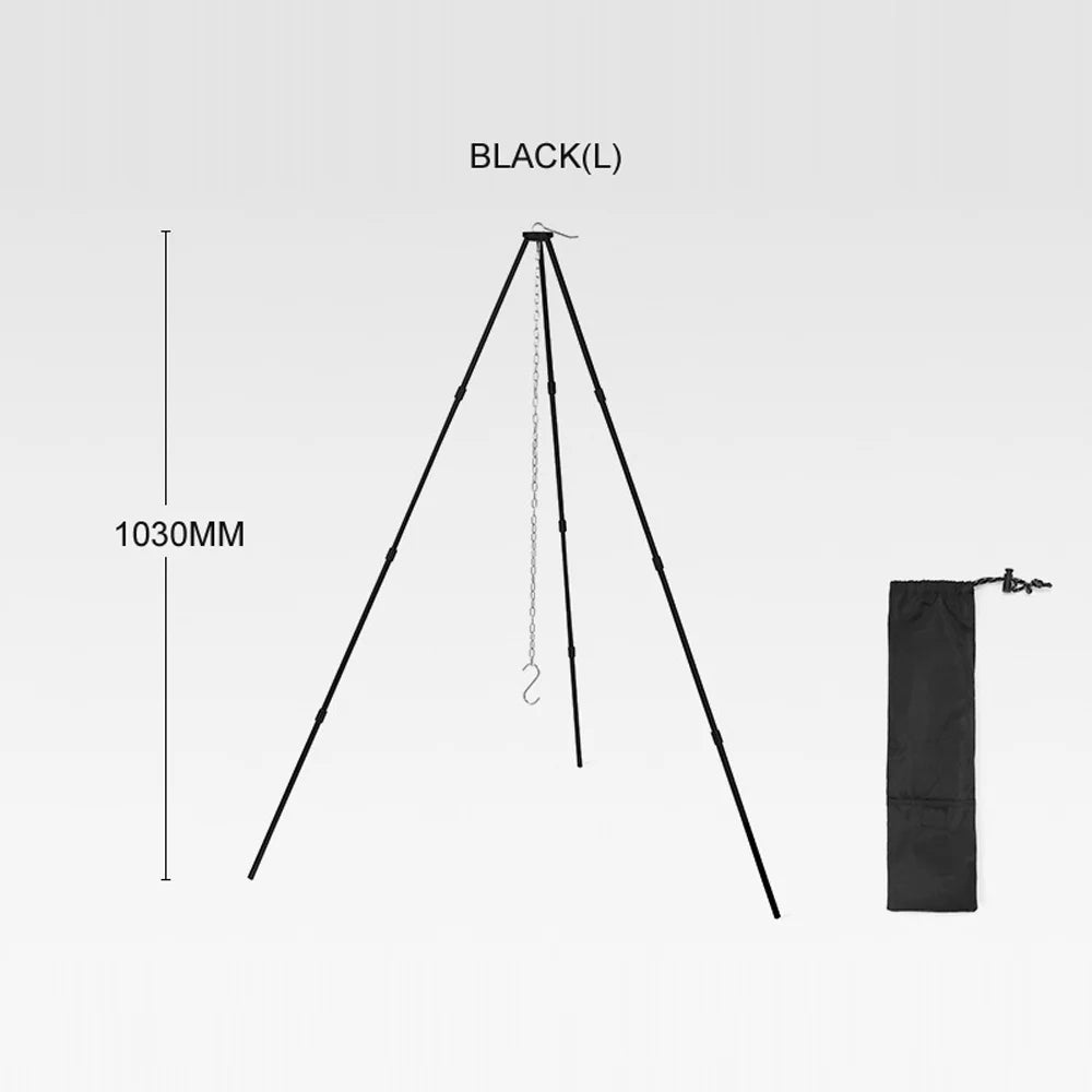 Aluminum Alloy Tripod Bonfire Rack X770346