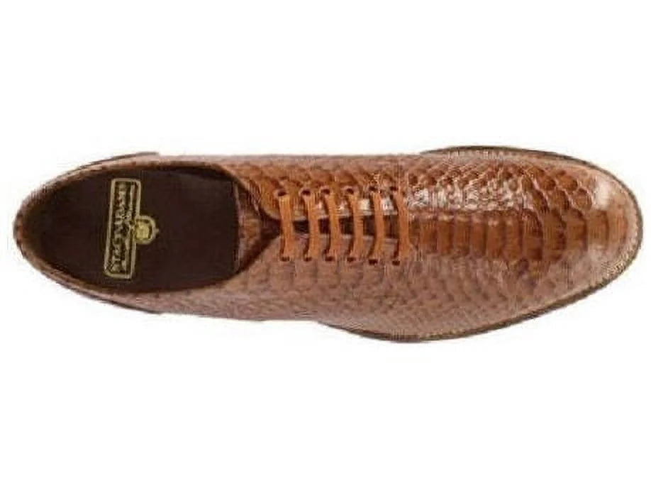 Anaconda Print Leather Shoes Tan J852662