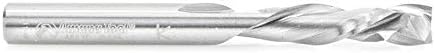 CNC Solid Carbide Compression Spiral 1/4 Dia x 7/8 x 1/4 Shank Pack of 2 M7286