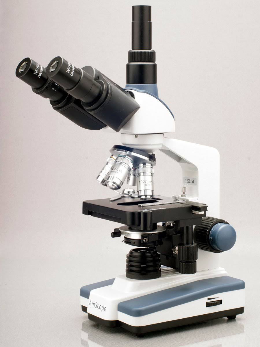2000X LED Trinocular Compound Microscope with 3D Mechanical Stage and 9MP Camera V800