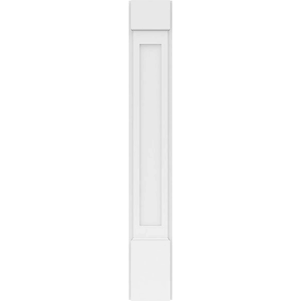 Flat Panel PVC Pilaster with Standard Capital and Base (Pair) K955457