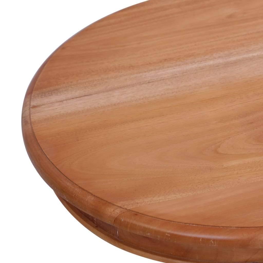 Side Table Natural Solid Mahogany Wood C138