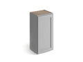 21-in W x 36-in H x 12-in D Gray Birch Door Wall Stock Cabinet D73660