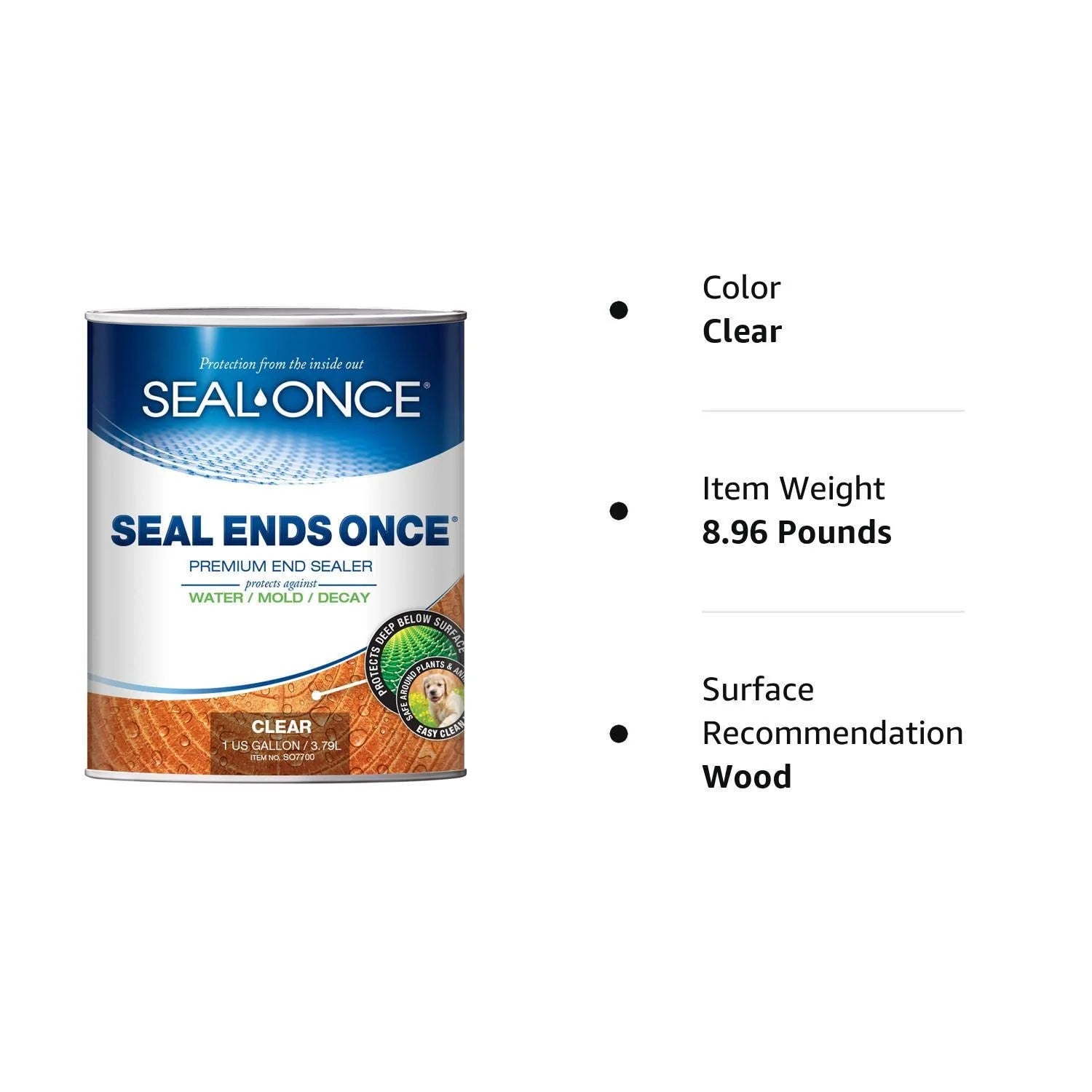 Wood End Sealer - 1 Gallon H103