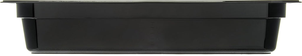 Polycarbonate Half-Size Long Food Pan, 5.1 qt, Black (Case of 6) W2543