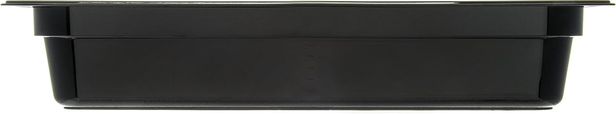 Polycarbonate Half-Size Long Food Pan, 5.1 qt, Black (Case of 6) W2543
